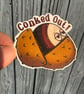 Die Cut Glitter Sticker - Conked Out - Image 2