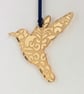 Gold mirrored bird - Image 1