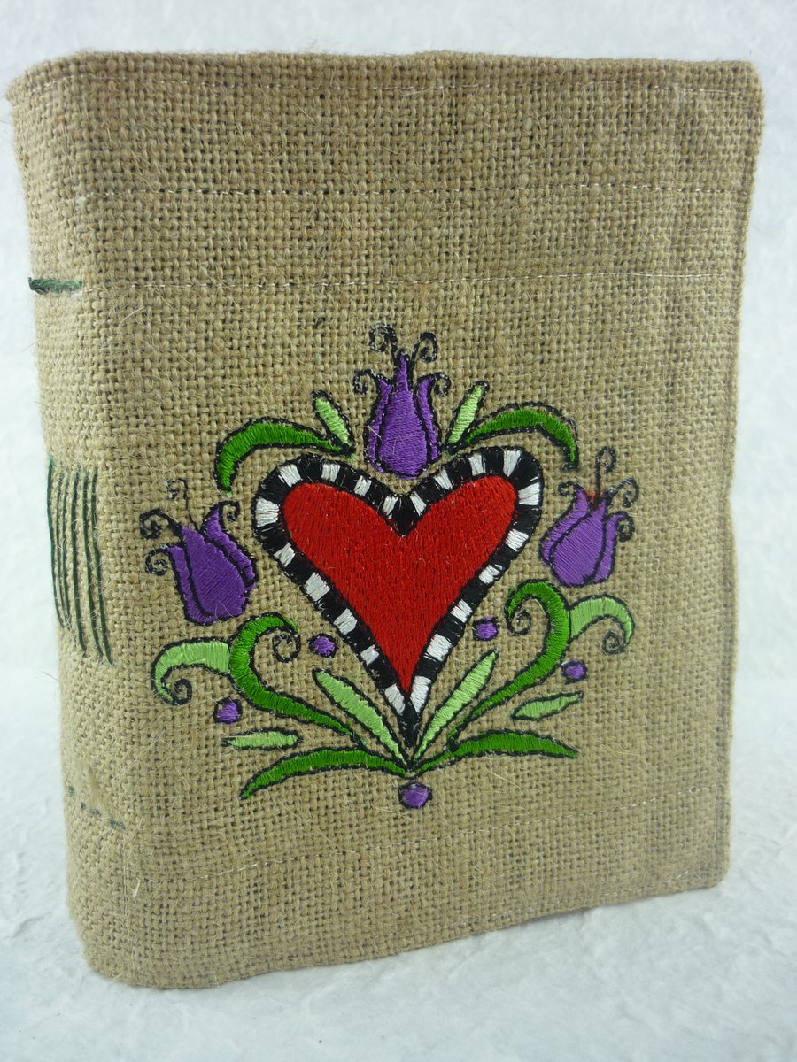 Big Love Embroidered Journal