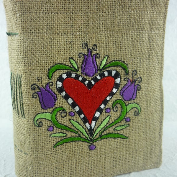 Big Love Embroidered Journal