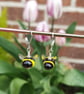 Tiny Glass Bumble Bee Stitch Marker - Image 4