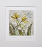 'Astrantia' - Original Handmade Collagraph. - Image 1
