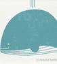 I Whaley Love You, whale with heart illustration, Giclee print - Image 2