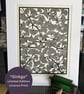 Linocut Print - Ginkgo - Nature Print - Limited Edition 