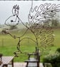 Sarah Squiggle -Hanging Wire Art Red Squirrel - Image 2