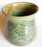 Green Patterned Mug - Hand Thrown Stoneware Ceramic Mug - Image 3