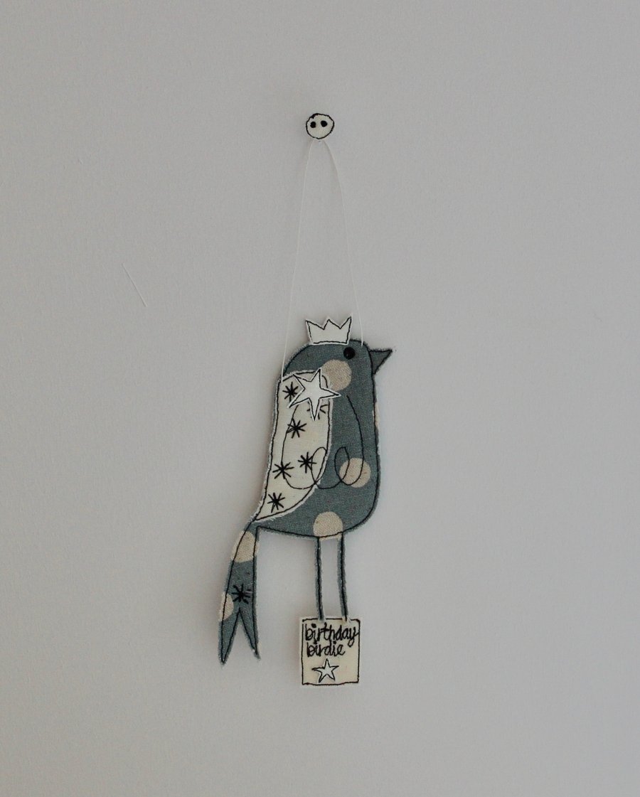 'Birthday Birdie' - Hanging Decoration