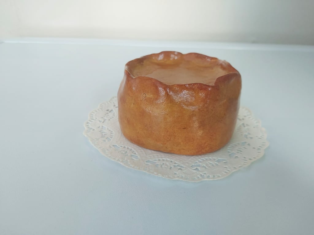 Faux Fake Bake Meat Pie Medium Pork Pie Props Display Home Decor
