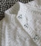 14" Baby Boys Round Neck Knots Cardigan and Hat - Image 4