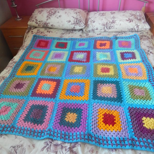 Camper Van Cosy Hand Crochet Blanket