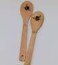 Bees, pyrography decorated wooden spoons, kitchen gift for a baker - Image 5