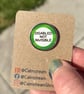 Disabled Not Invisible Pin Badge Mixed Green Design Stainless Steel 25 mm
