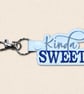 Kinda Sweet Keyring - Cute Quote Bag Charm - Image 4