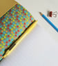 Daisy Journal or Planner, Hand Bound in Yellow Leather, Project Journal or BUJO - Image 5