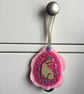 Hand Embroidered Hare Decoration  - Image 6
