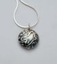 Sterling Silver Pattern bird on the wing pendant, small - Image 1