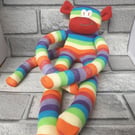 Rainbow Sock Monkey