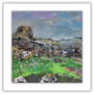 Original coastal landscape painting - Catterline - Scotland - framed