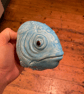 Ceramic Wall Mounted Fish Head Sculpture - Image 3