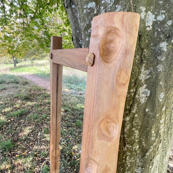 Beech wood mirror full size