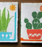 Handprinted Cactus Notebook - Image 3