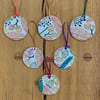 Handmade Autumnal Ceramic Hanger, Hanging Autumn Decoration