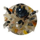Shadowweaver Spider Figurine Carnelian & Obsidian