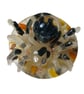 Shadowweaver Spider Figurine Carnelian & Obsidian