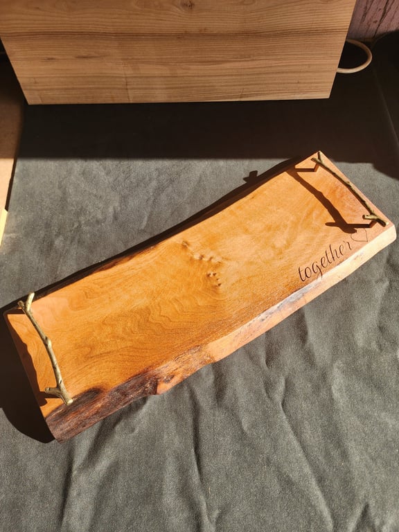 Walnut serving board - charcuterie serving tray