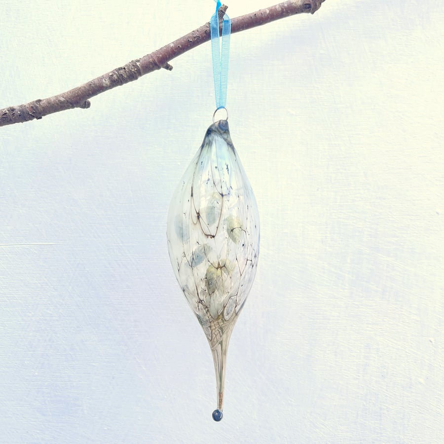 Blown Glass Bauble Decoration