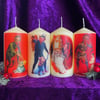 Set Of Four Vintage Krampus Scented Candles 2023 Set 
