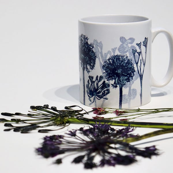 Allium and Agapanthas Mug