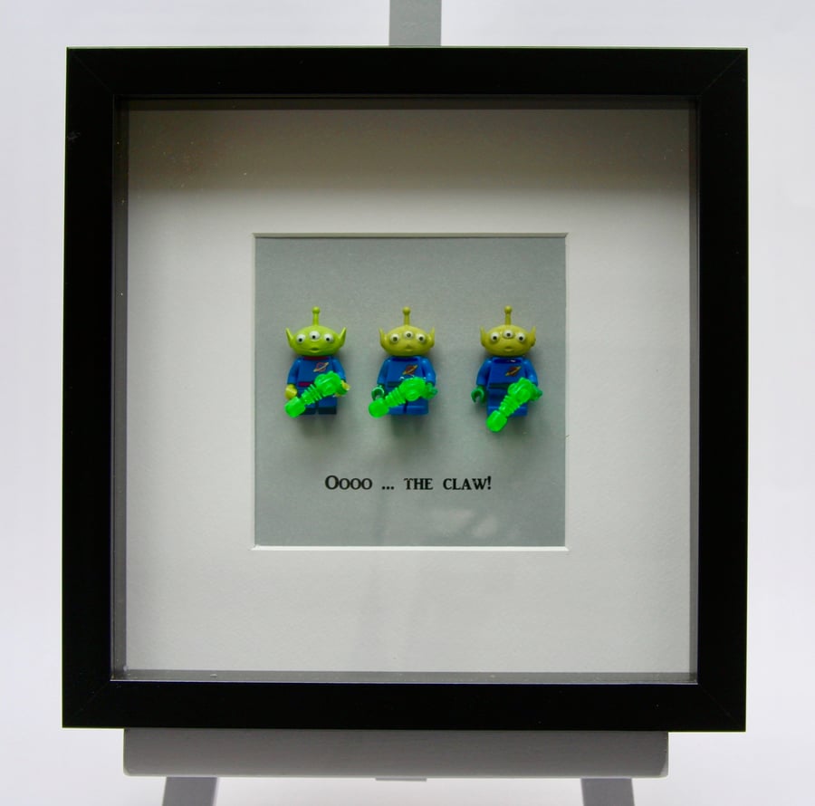 3 Toy Story Green Aliens mini Figure frame