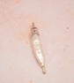 Biwa Pearl and Pink Tourmaline Sterling Silver Pendant - Image 4