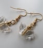Clear Butterfly Dangle Ear-rings - Image 4