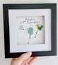 Personalised Sea Glass Birthday Picture, Handmade Milestone Birthday Gift - Image 2