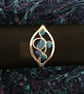 Gorgeous Bangle with Vibrant Blue Colour Design - Image 2