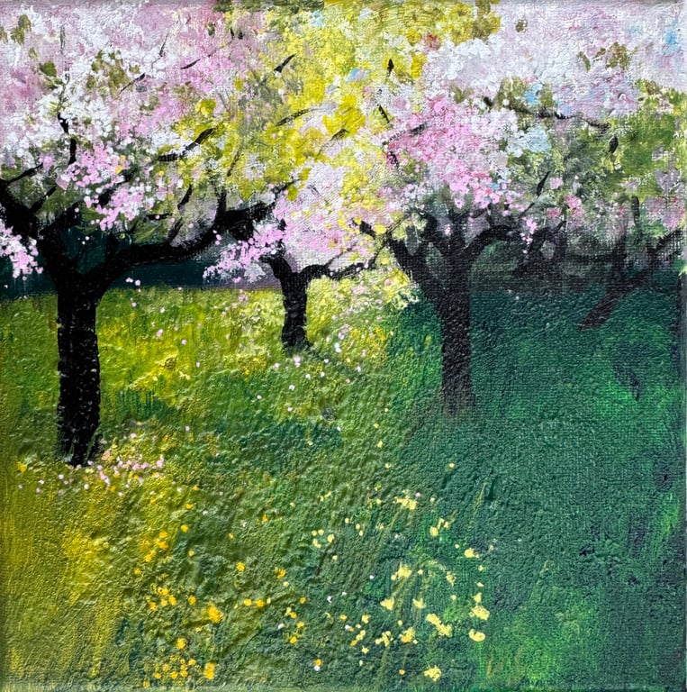 Pink & White Orchard