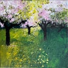 Pink & White Orchard