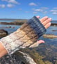 Hand knitted fingerless gloves LOCH SIDE  - Image 3