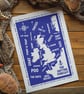 The Sh---ing Forecast - A3 poster - giclee