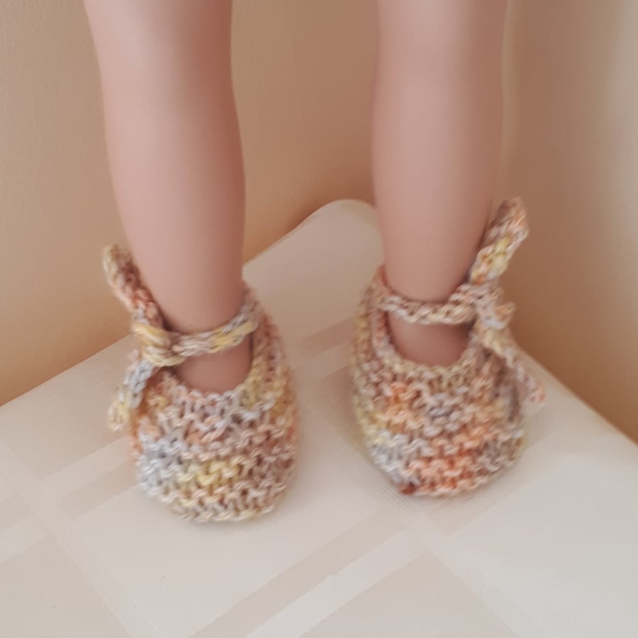 KNITTING PATTERN PDF Sunlight Shoes for Doll