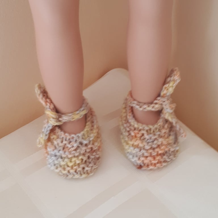 KNITTING PATTERN PDF Sunlight Shoes for Doll