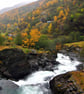 Waterfall Flamsdalen Valley Flam Norway Scandinavia Photograph Print - Image 1