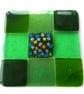 Fused Glass Trivet Green Trivet 16cm 041 - Image 8
