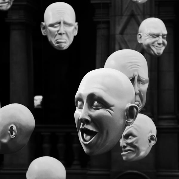 Fine Art Print of Iconic Kelvingrove Art Gallery Glasgow Head Sculpture 
