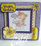 Cute Kitten Cat Birthday Card - Image 1