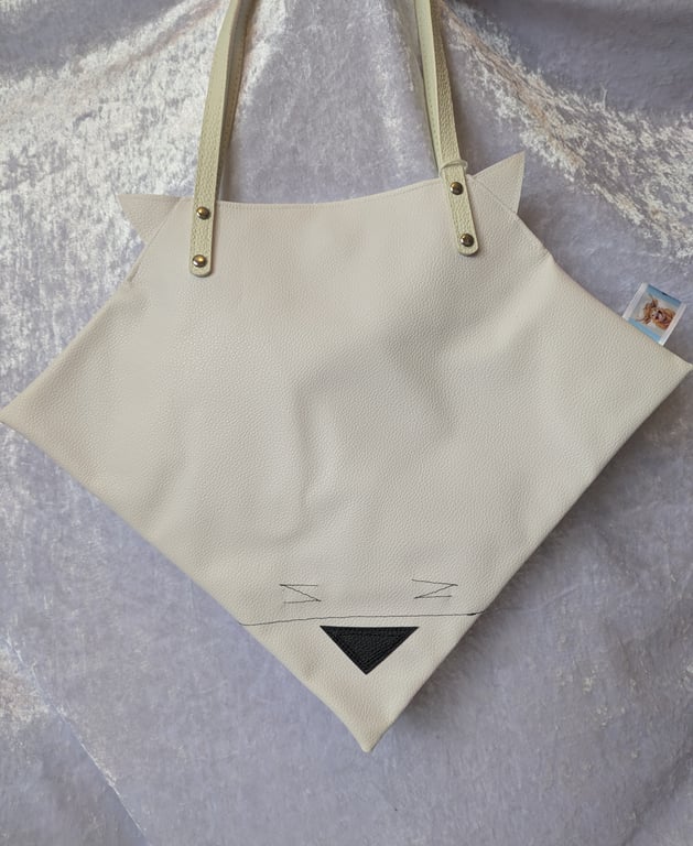 White Fox character handbag