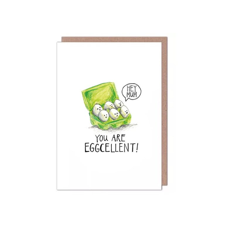 Eggcellent Mother's Day Mum Birthday Card