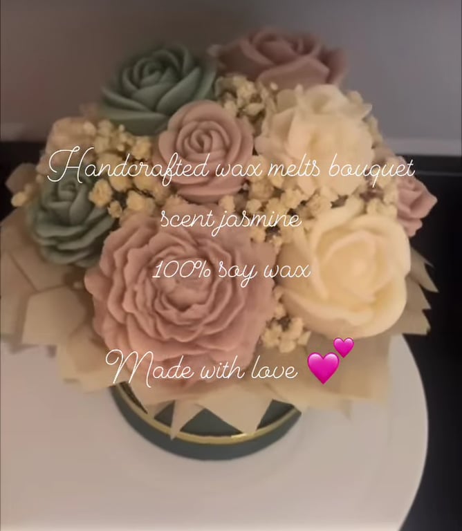 Handcrafted wax melts bouquet 